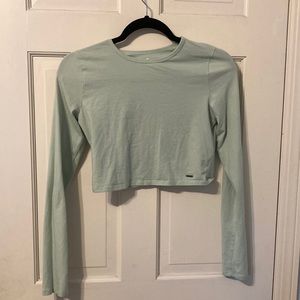 Hollister Must Have Collection Baby Tee: Mint Green